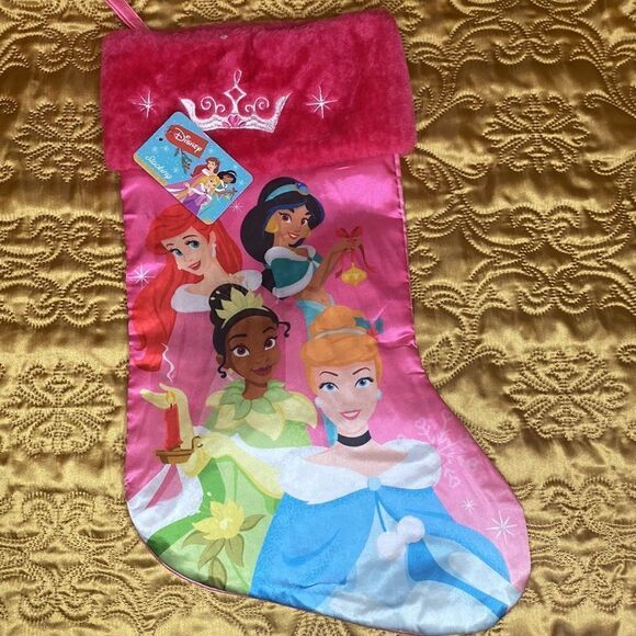 DISNEY PRINCESS Pink Christmas Stocking - Picture 3 of 7